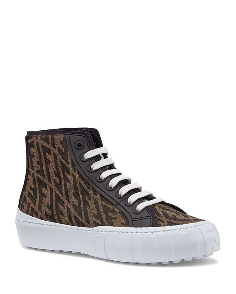 high top Fendi sneakers